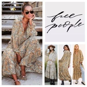 Free People Feeling Groovy Maxi Dress.  NWT.